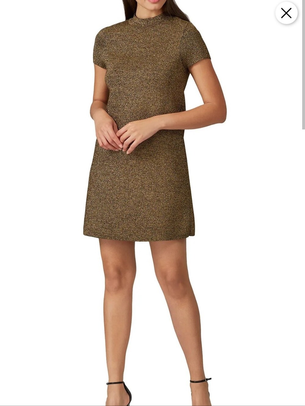 MILLY METALLIC MOD DRESS SIZE XL MSRP $325